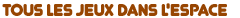 jeux dans espace