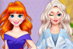 Jeu Anna et Elsa Réseaux sociaux