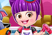 Jeu Bébé Hazel Habillage : Coiffeuse