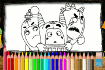 Jeu BTS Sweet Monsters Coloring Book