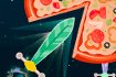 Jeu Knife Hit Pizza