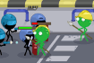 Jeu Stickmen vs Zombies
