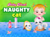 Jeu Bébé Hazel et son Chat Espiègle