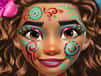 Jeu Maquillage Royal Exotique: Beauté Tropicale de Princesse