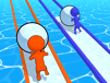 Jeu Course de Boules de Neige