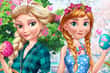 Anna et Elsa à Pâques