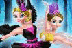 Jeu Ellie and Annie Black Swan and White Swan