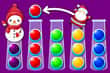 Jeu Triez les boules de Noël