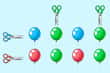 Jeu Balloons and Scissors