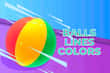 Jeu Balles Lignes Colorées