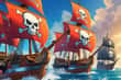 Jeu Battle of Pirate Caribbean Battle