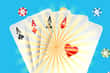 Jeu Mémoire Casino Bleu