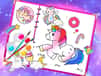 Jeu Livre de Coloriage Licornes Magiques