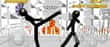 Jeu Combat de Stickman 3D: Duel de Guerriers