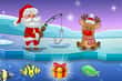 Jeu Pêche de Noël