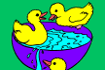 Jeu Coloriage Canetons