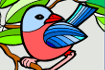 Jeu Coloriage Oiseaux 2
