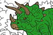 Jeu Dinosaures à colorier