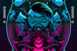 Jeu Cyberpunk Ninja Runner