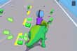 Jeu Dino Rush Hypercasual Runner