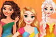 Jeu Tenue Disney à colorer