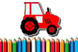 Jeu Coloriages Tracteurs faciles