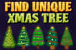 Jeu Sapins de Noël Trouvez l