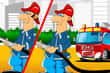 Jeu Différences Camions de Pompier