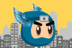 Jeu Flappy Superhero Dunk