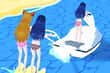 Jeu Girl Surfer 3D