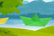 Jeu Paper Boats Racing