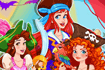Jeu Costume Halloween de Princesse Pirate