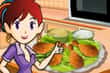 Jeu Cuisine de Sara Poulet pané
