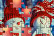 Jeu Puzzle Duo Bonhomme de Neige