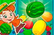 Jeu Striped Fruit Watermelon Land