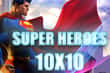 Jeu Super-Héros 10x10