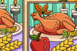 Jeu Différences Thanksgiving