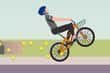 Jeu Wheelie Biker