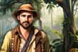 Jeu Objets Cachés Quête en Jungle sauvage