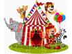 Jeu Puzzle Festif des Animaux en Folie