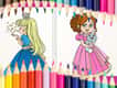 Jeu Belles Princesses Cahier de Coloriage