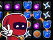 Jeu Ninja Spell Match: Combats Mystiques et Puzzles Magiques