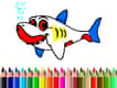 Jeu Livre de Coloriage Requin BTS