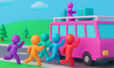 Jeu Bus Color Rush : Échappée Chromatique