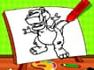 Jeu Coloriage Dinosaure Facile pour Enfants