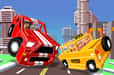 Jeu Pixel Crash 3D: Course et Destruction en Pixels