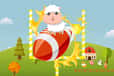 Jeu Animals Rugby Flick