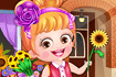 Jeu Bébé Hazel Habillage : Fleuriste