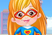 Jeu Bébé Hazel Habillage : SuperGirl