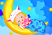 Jeu Barbie met bébé au lit